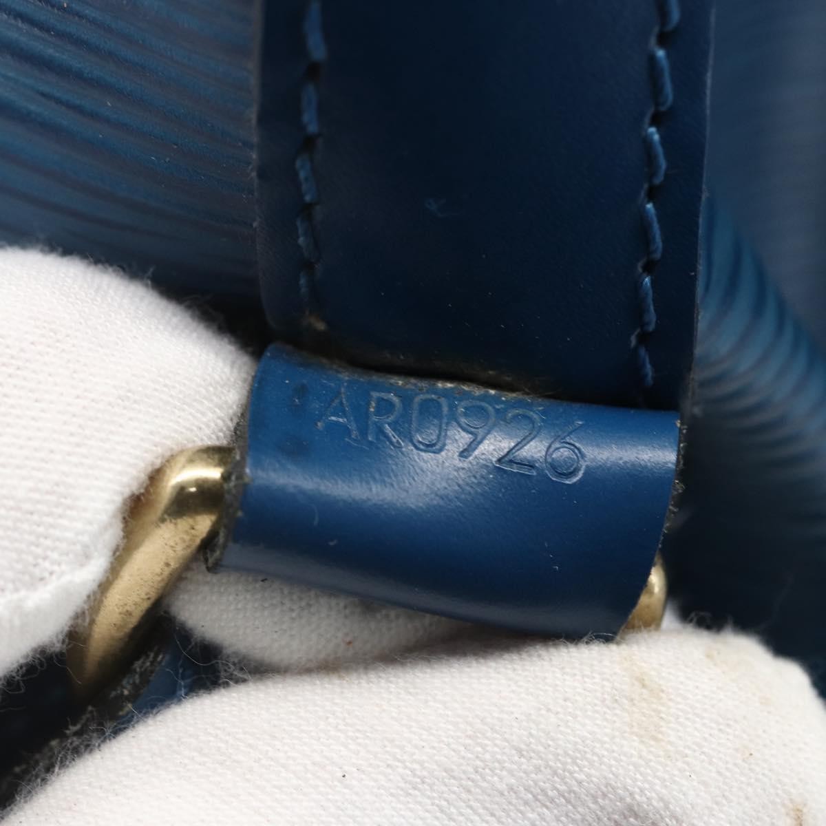 Louis Vuitton Noe Handbag Epi Leather, BLUE, LEATHER, Shoulder bag