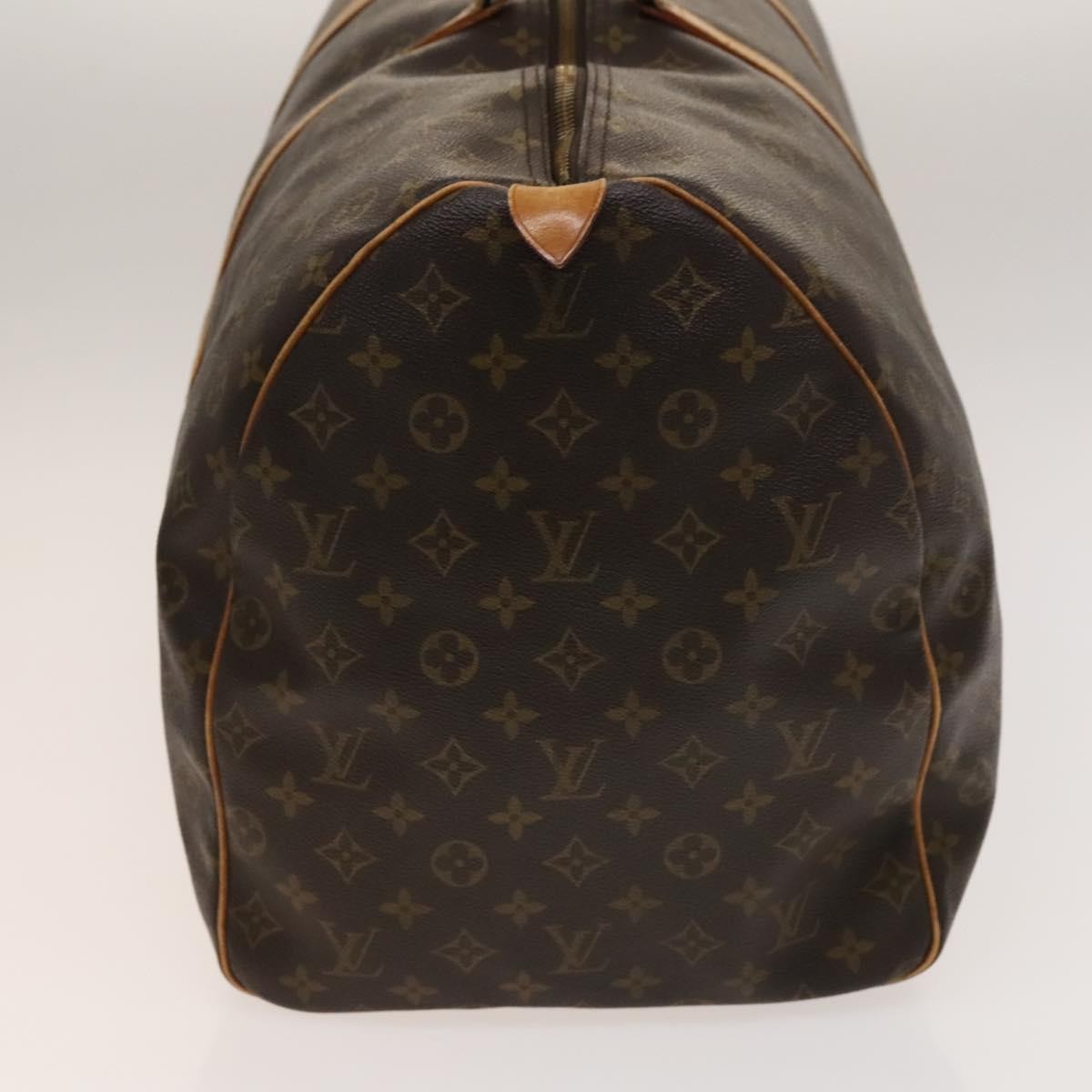 Louis Vuitton Keepall Bag Monogram Canvas, BROWN, CANVAS, Travel bag