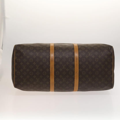 Louis Vuitton Keepall Bag Monogram Canvas, BROWN, CANVAS, Travel bag