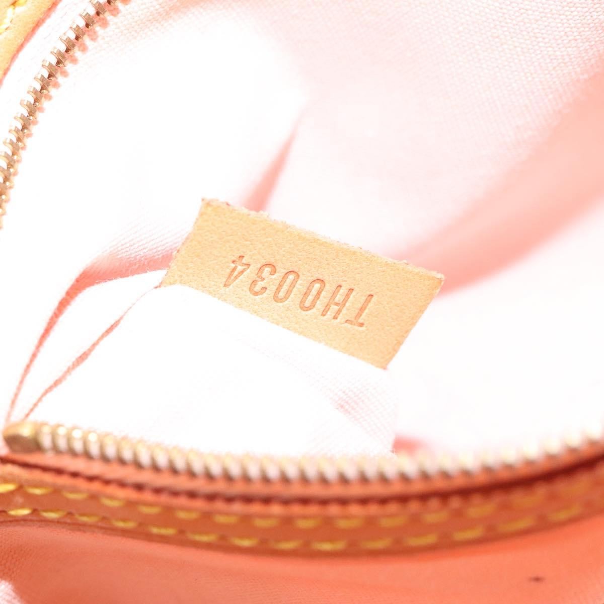 Louis Vuitton Vernis Houston Bag labellov, YELLOW, LEATHER, Handbag