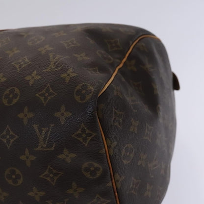 Louis Vuitton Keepall Bag Monogram Canvas, BROWN, CANVAS, Travel bag