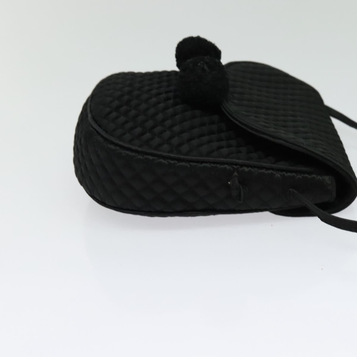 Bottega Veneta Intrecciato Clutch bag Calfskin, BLACK, SATIN, Shoulder bag