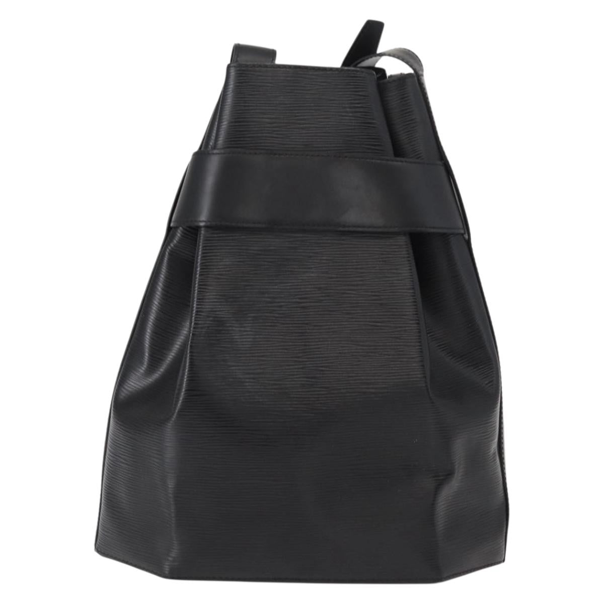 Louis Vuitton Vintage Sac d'Epaule Handbag Epi Leather, BLACK, LEATHER, Shoulder bag