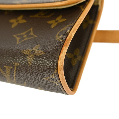 Louis Vuitton Florentine Waist Bag Monogram Canvas, BROWN, CANVAS, Clutche & pouche