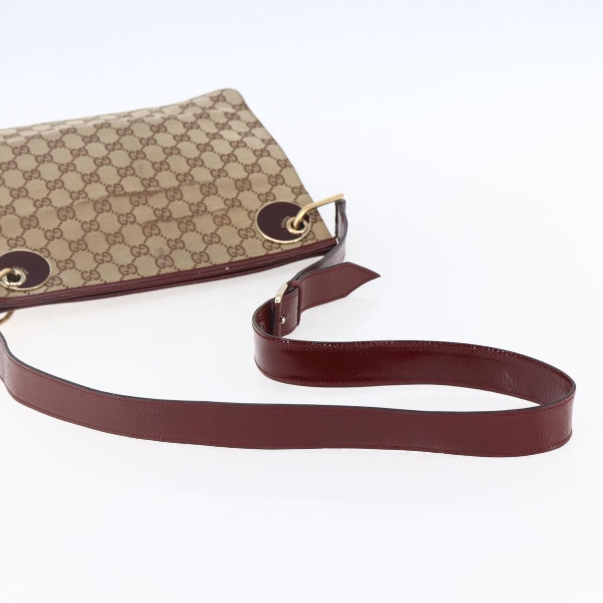 Gucci Eclipse Messenger GG Canvas, BEIGE, CANVAS, Shoulder bag