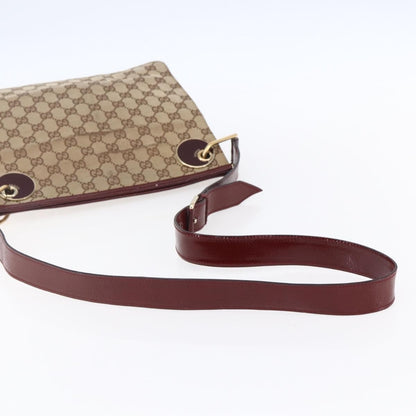 Gucci Eclipse Messenger GG Canvas, BEIGE, CANVAS, Shoulder bag
