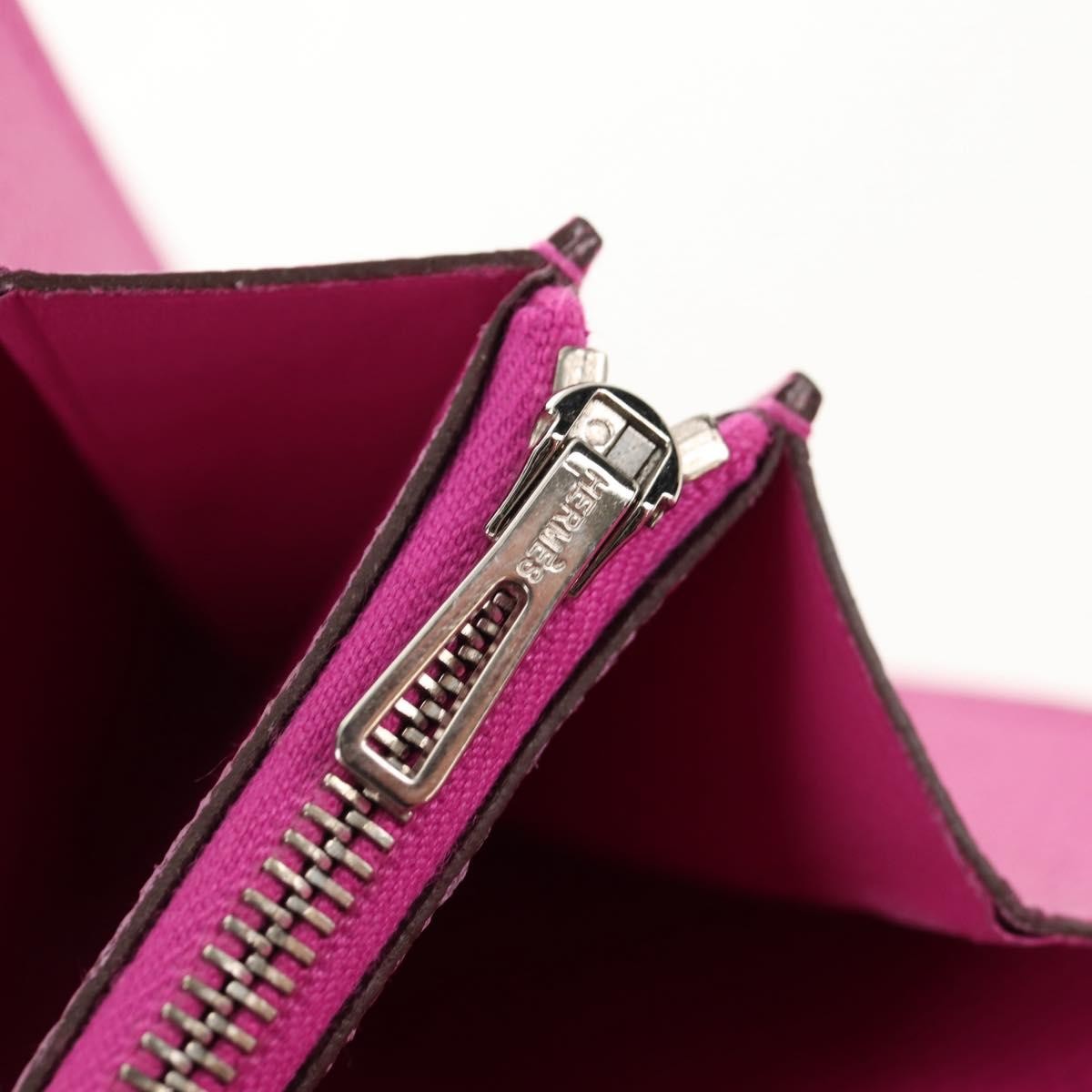 Hermes Constance Slim Wallet Epsom, PURPLE, LEATHER, Wallets