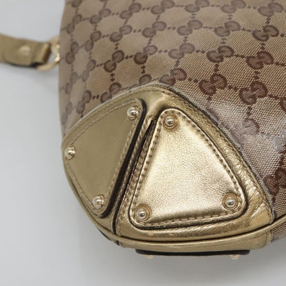 Gucci Indy Hobo GG Coated Canvas, BEIGE, CANVAS, Handbag