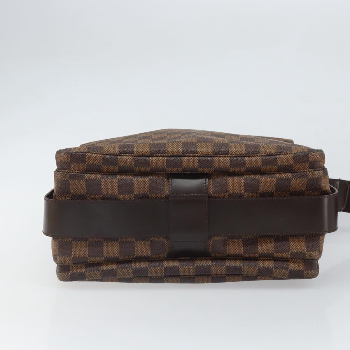 Louis Vuitton Naviglio Handbag Damier, BROWN, CANVAS, Shoulder bag