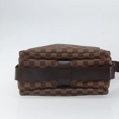 Louis Vuitton Naviglio Handbag Damier, BROWN, CANVAS, Shoulder bag