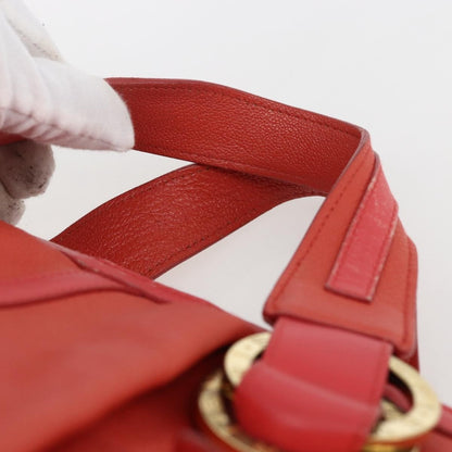Bvlgari Chandra Top Handle Bag Leather, PINK, LEATHER, Tote bag