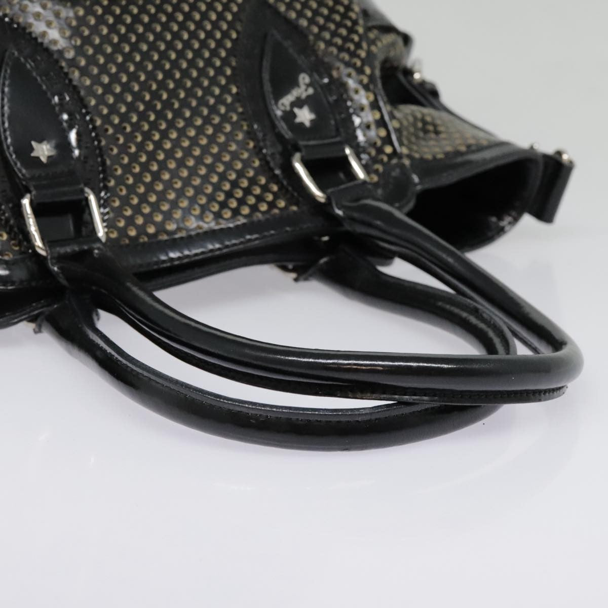 Fendi Bag Du Jour Perforated Leather, BLACK, LEATHER, Handbag