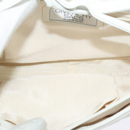 Givenchy Vintage 4G shoulder bag Leather, WHITE, LEATHER, Shoulder bag