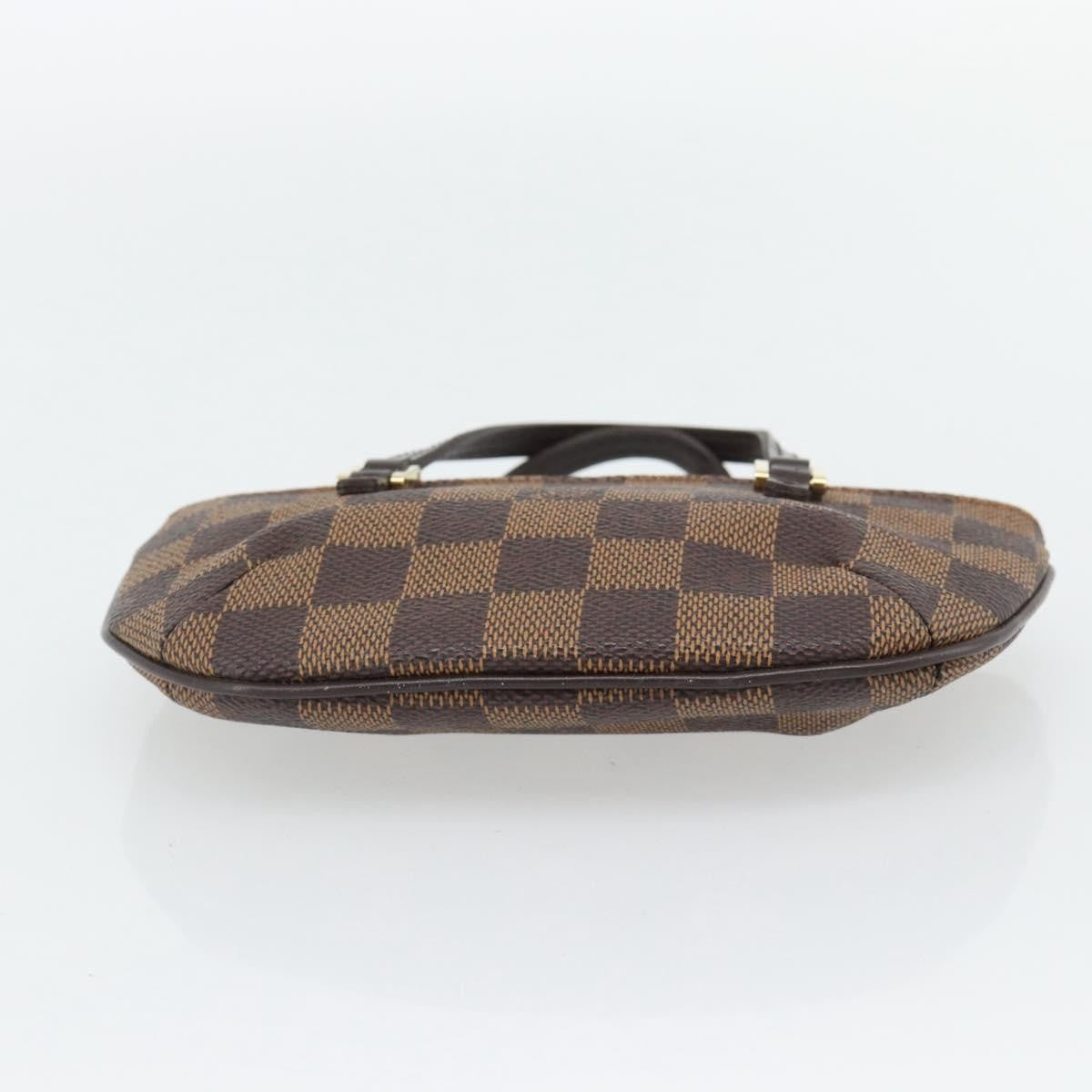 Louis Vuitton Manosque Pochette Damier, Brown, Canvas, Clutch