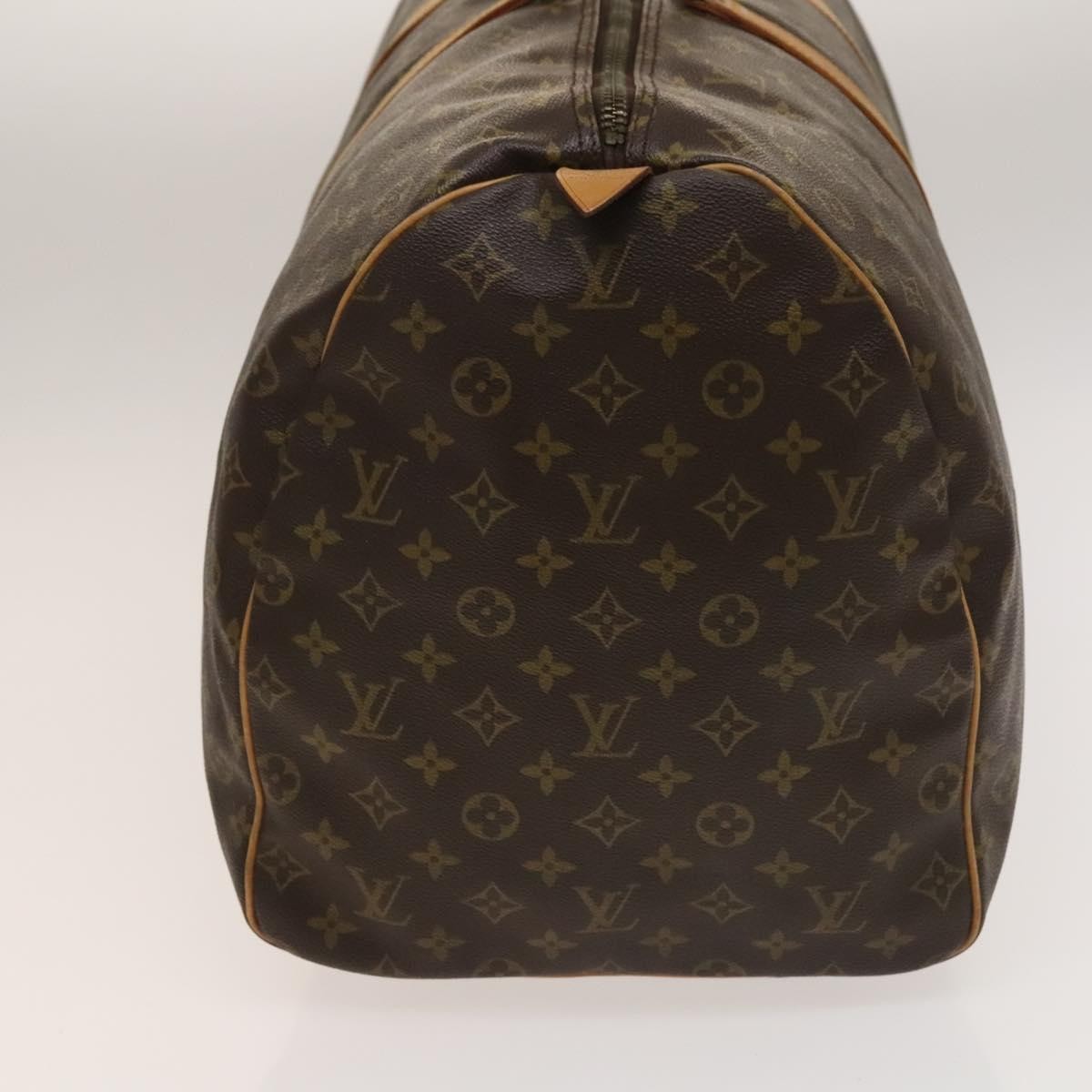Louis Vuitton Keepall Bag Monogram Canvas, BROWN, CANVAS, Travel bag