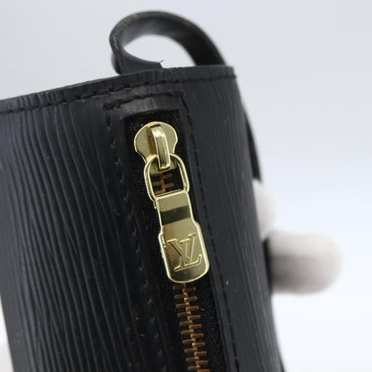 Louis Vuitton Soufflot Pochette Epi Leather, BLACK, LEATHER, Clutche & pouche
