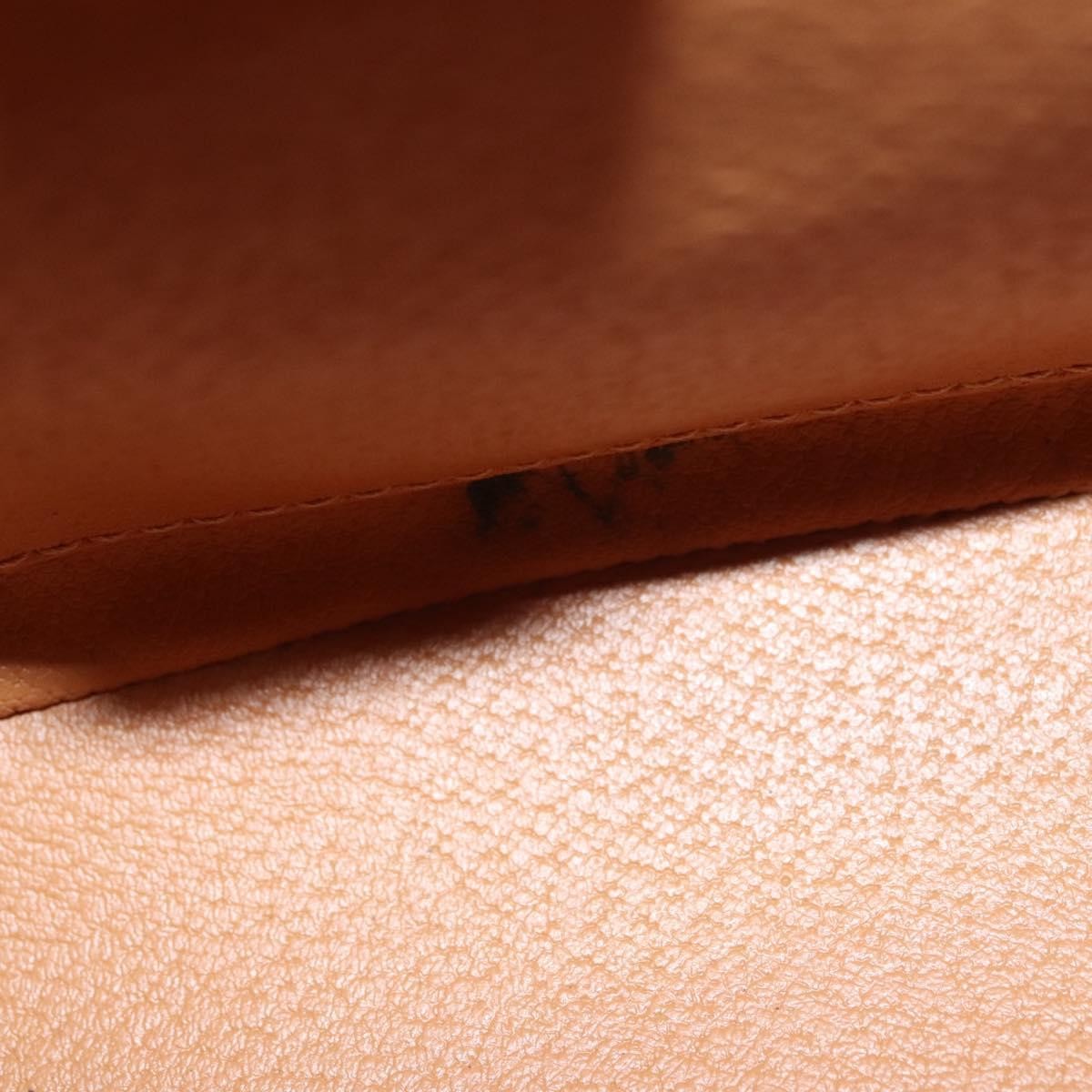 Celine Vintage Drawstring Flap Backpack Macadam Coated Canvas, BROWN, CANVAS, Backpack