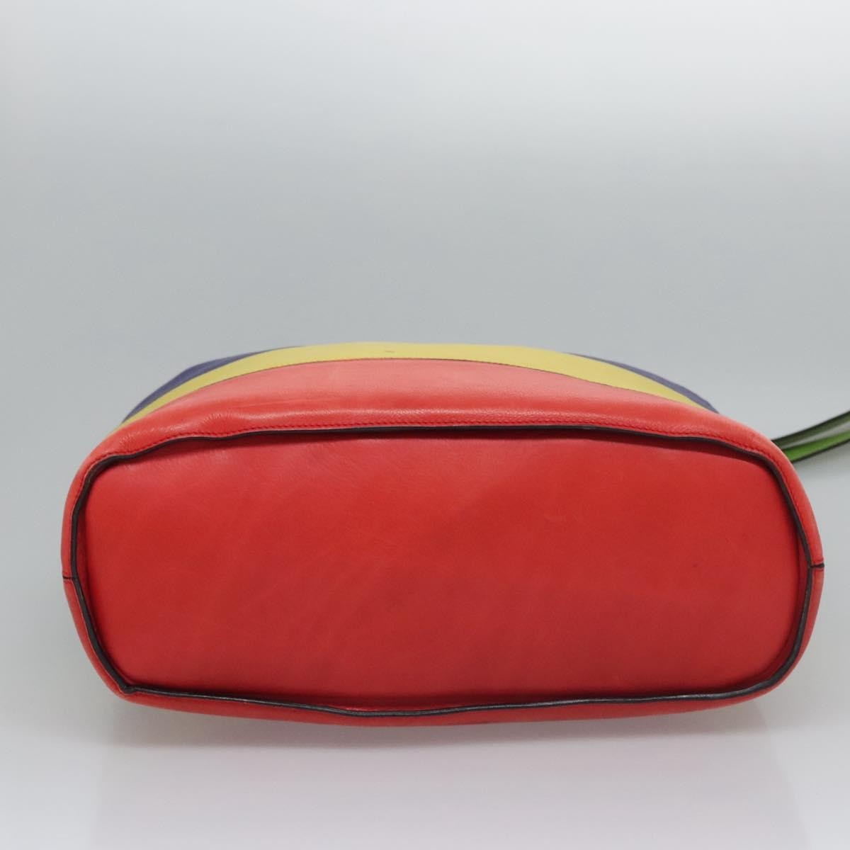 Celine Circle logo Leather, MULTICOLOUR, LEATHER, Shoulder bag