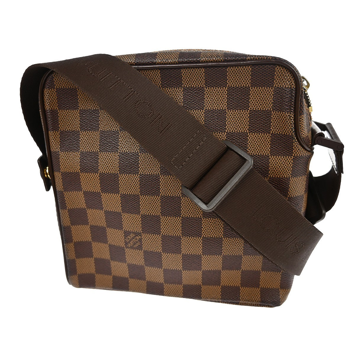Louis Vuitton Olav Handbag Damier, BROWN, CANVAS, Shoulder bag