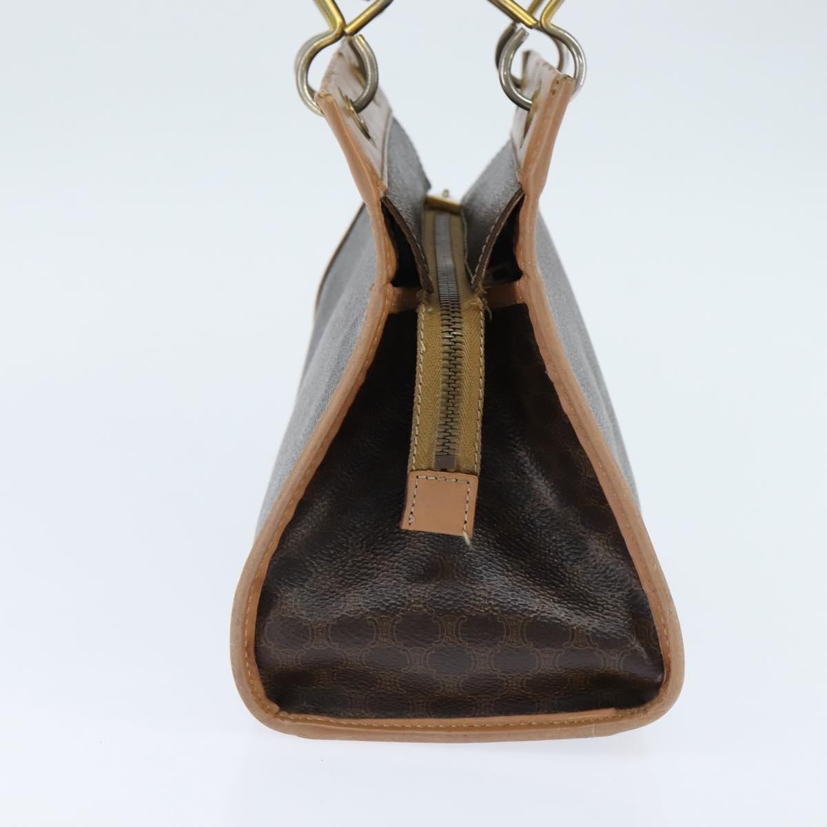 Celine Vintage Macadam Tote bag Canvas, BROWN, CANVAS, Tote bag