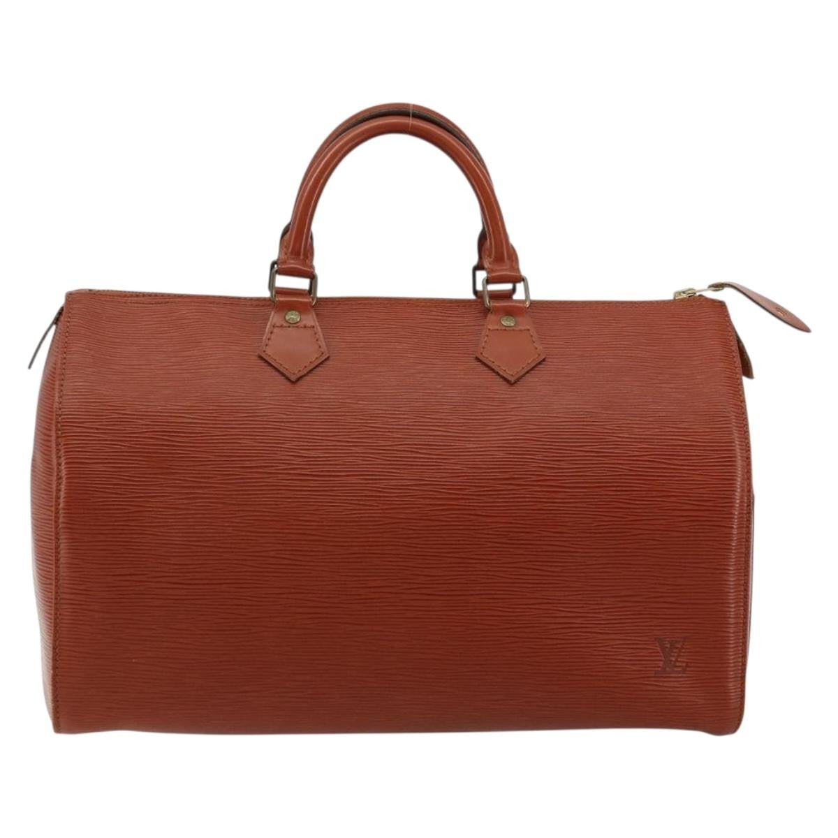 Louis Vuitton Speedy Handbag Epi Leather, Brown, Leather, Handbag