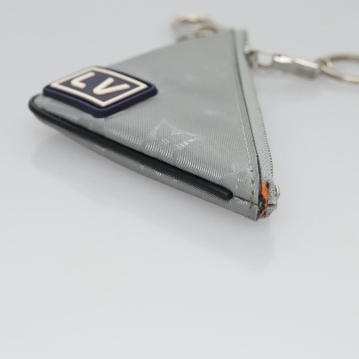 Louis Vuitton Porte cles satellite Canvas, Silver, Canvas, Charm