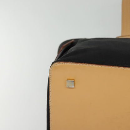 Burberry Vintage Tote Canvas, BLACK, CANVAS, Tote bag