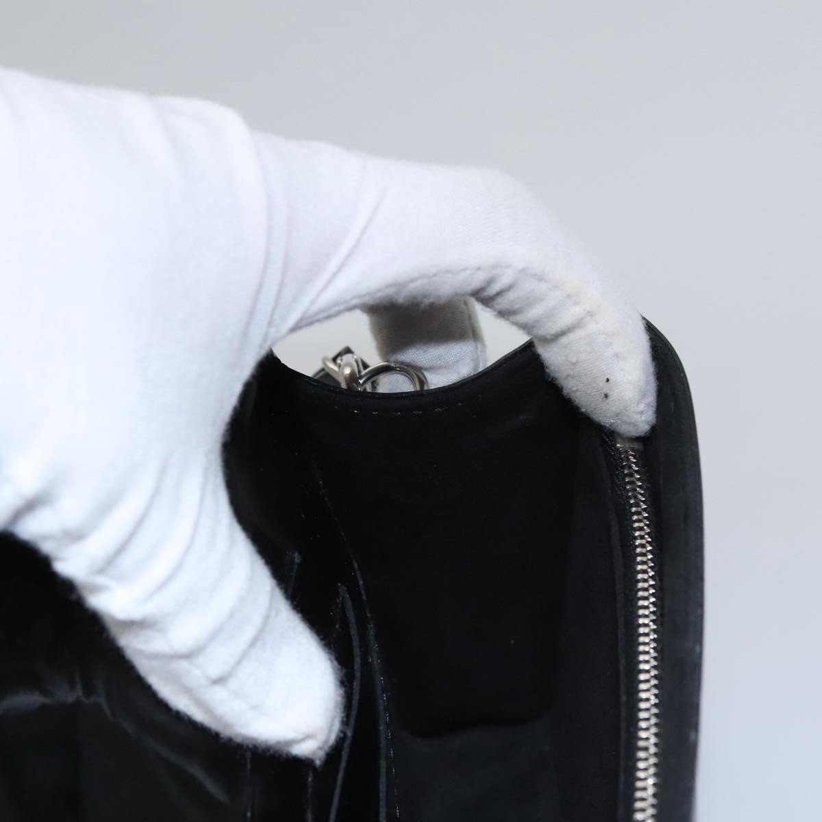 Louis Vuitton Sevigne Clutch Electric Epi Leather, BLACK, LEATHER, Shoulder bag