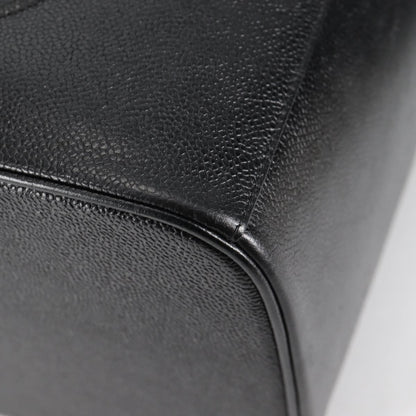 Chanel Vintage Timeless Vanity Case Caviar, BLACK, LEATHER, Toiletry Case