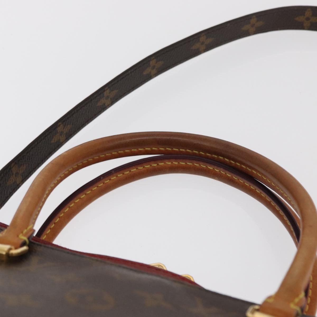 Louis Vuitton Pallas Tote Monogram Canvas with Leather, BROWN, CANVAS, Tote bag