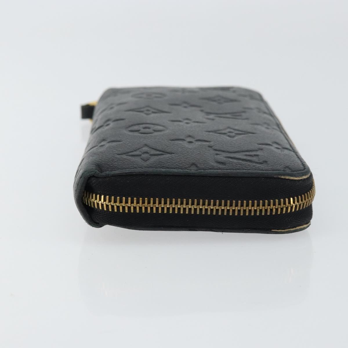 Louis Vuitton Zippy Wallet NM Leather Empreinte, BLACK, LEATHER, Wallets
