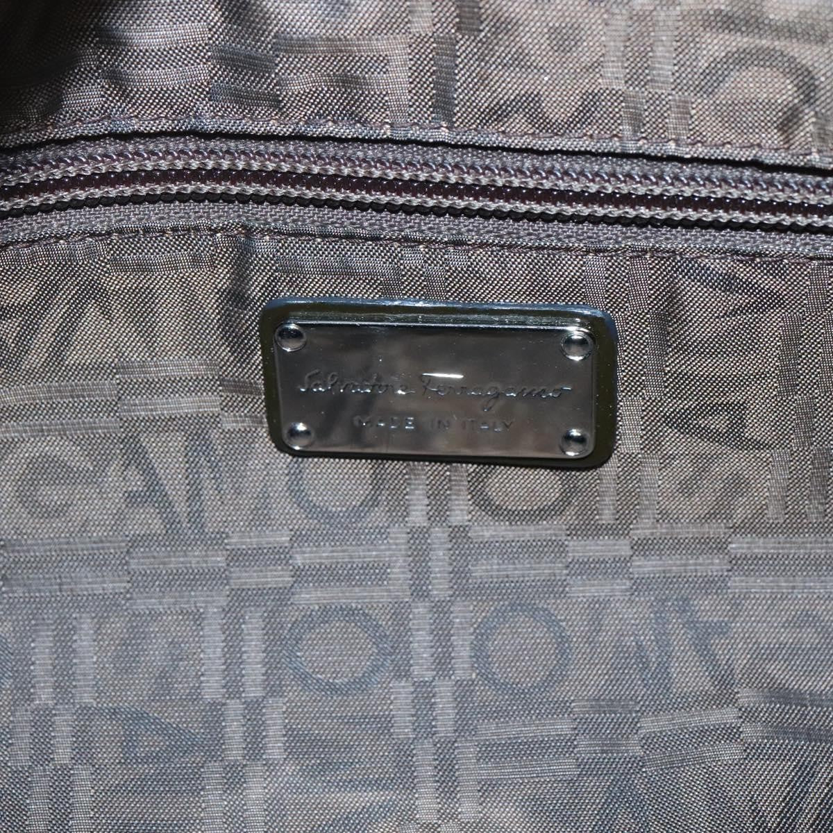 Salvatore Ferragamo Marisa Satchel Patent leather, BROWN, PATENT_LEATHER, Tote bag