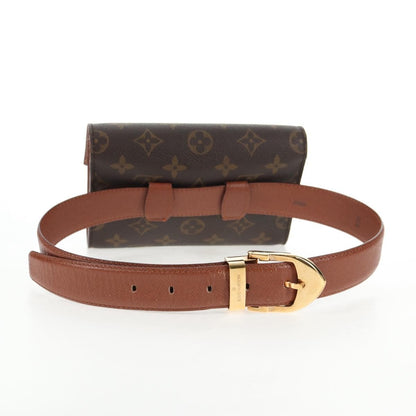 Louis Vuitton Pochette Arche Waist Bag Monogram Canvas, BROWN, CANVAS, Crossbody bag