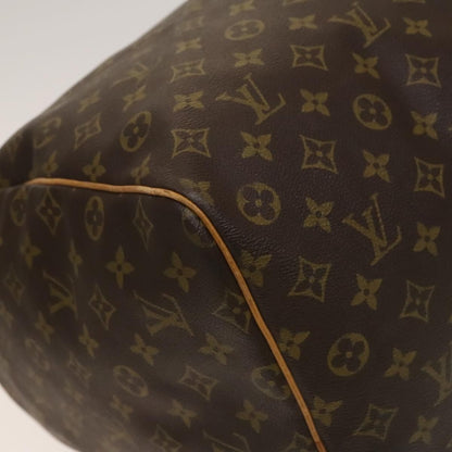Louis Vuitton Keepall Bag Monogram Canvas, BROWN, CANVAS, Travel bag