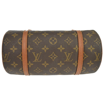 Louis Vuitton Papillon Handbag Monogram Canvas, Brown, Canvas, Handbag