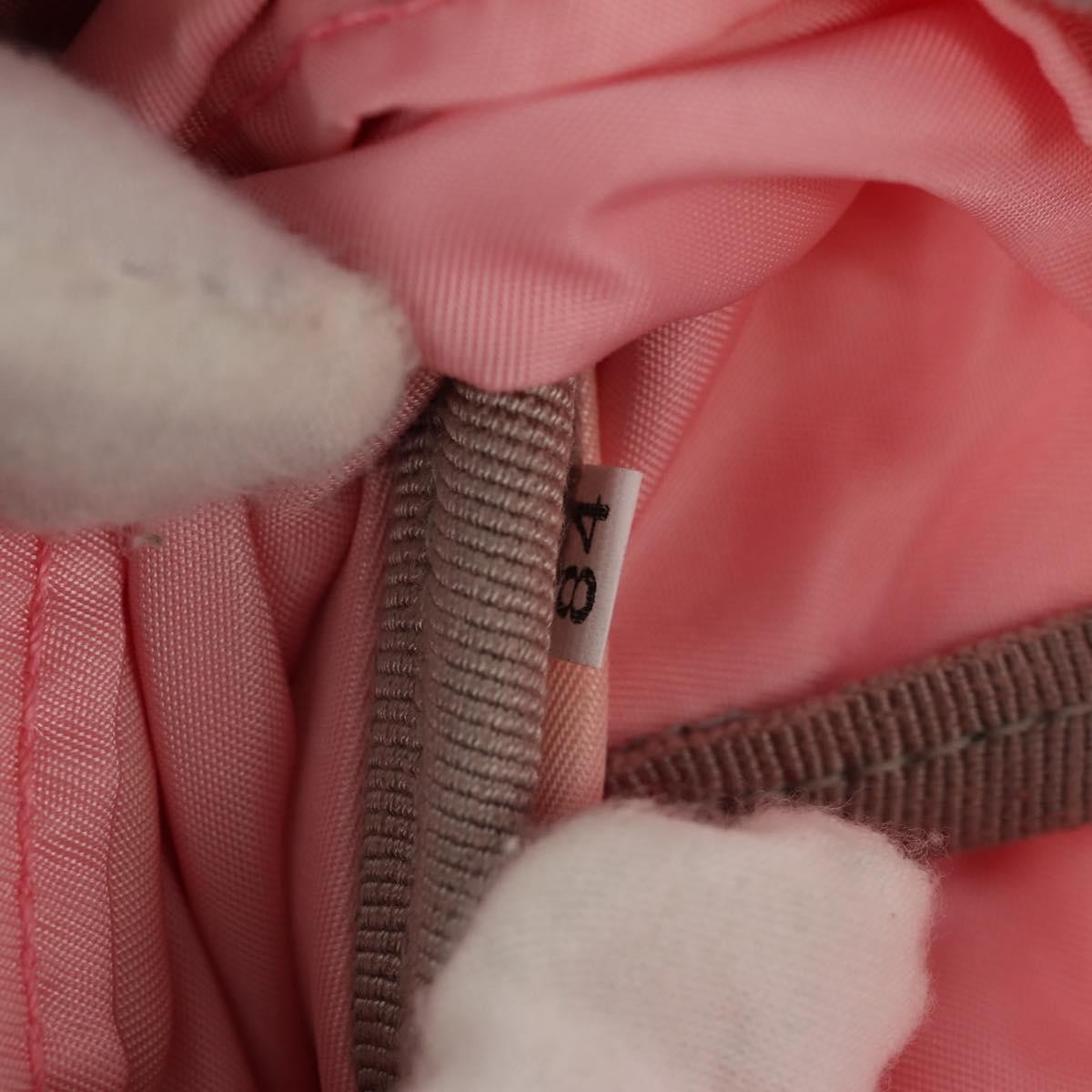 Prada Double Buckle Backpack Tessuto, Pink, Nylon, Backpack