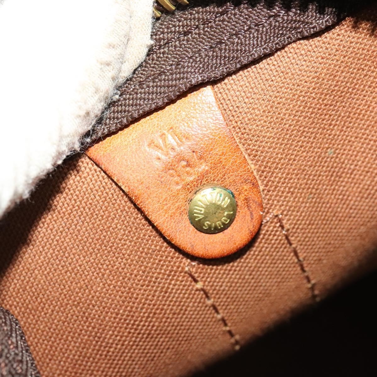 Louis Vuitton Keepall Bandouliere Bag Monogram Canvas, BROWN, CANVAS, Travel bag