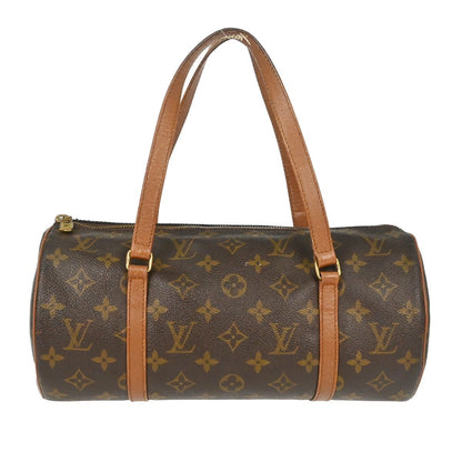 Louis Vuitton Papillon Handbag Monogram Canvas, Brown, Canvas, Handbag