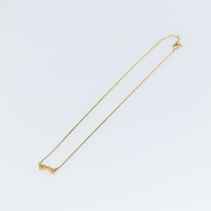 Christian Dior Vintage CD Pendant Necklace Metal, GOLD, METAL, Necklace