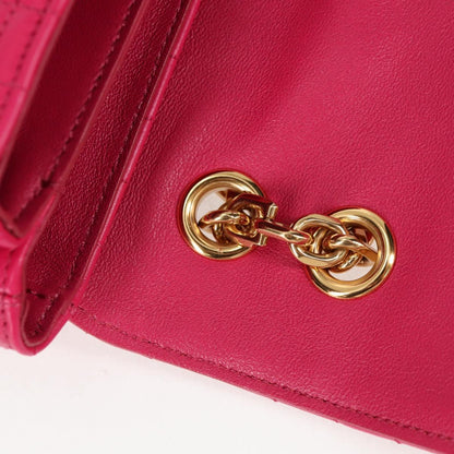 Celine C Bag Quilted Leather, PINK, LEATHER, Handbag