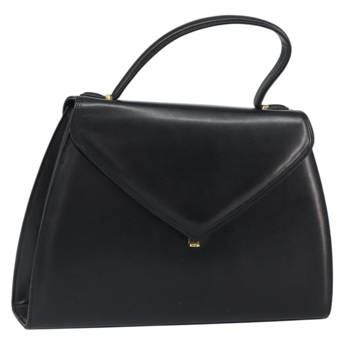 Givenchy Vintage Handbag Leather, BLACK, LEATHER, Handbag