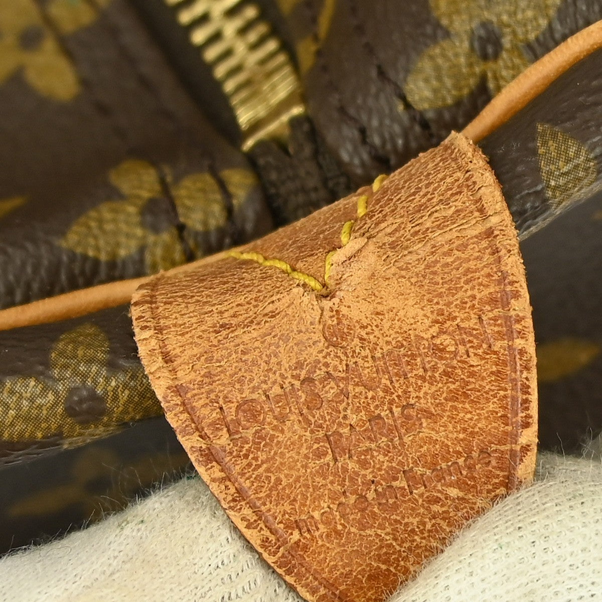 Louis Vuitton Keepall Bag Monogram Canvas, BROWN, CANVAS, Travel bag