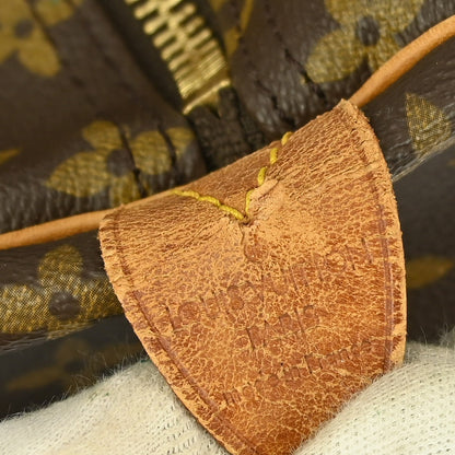 Louis Vuitton Keepall Bag Monogram Canvas, BROWN, CANVAS, Travel bag