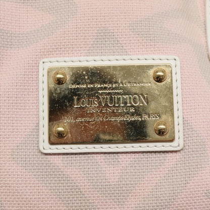 Louis Vuitton Tahitienne Cabas Canvas, PINK, CANVAS, Tote bag