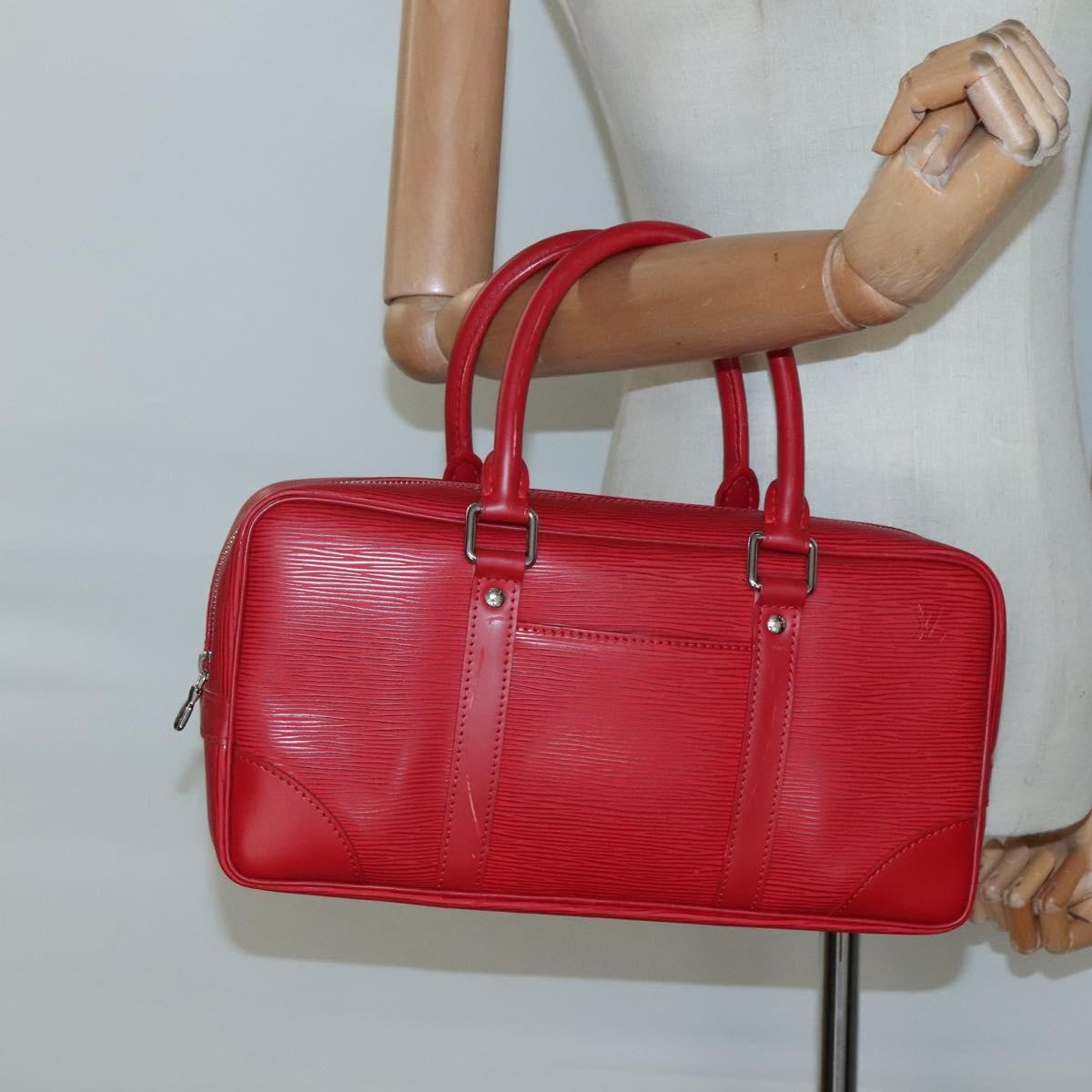 Louis Vuitton Vivienne Handbag Epi Leather, RED, LEATHER, Handbag