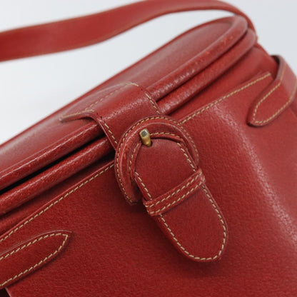 Gucci Vintage Shoulder Bag Leather, RED, LEATHER, Shoulder bag