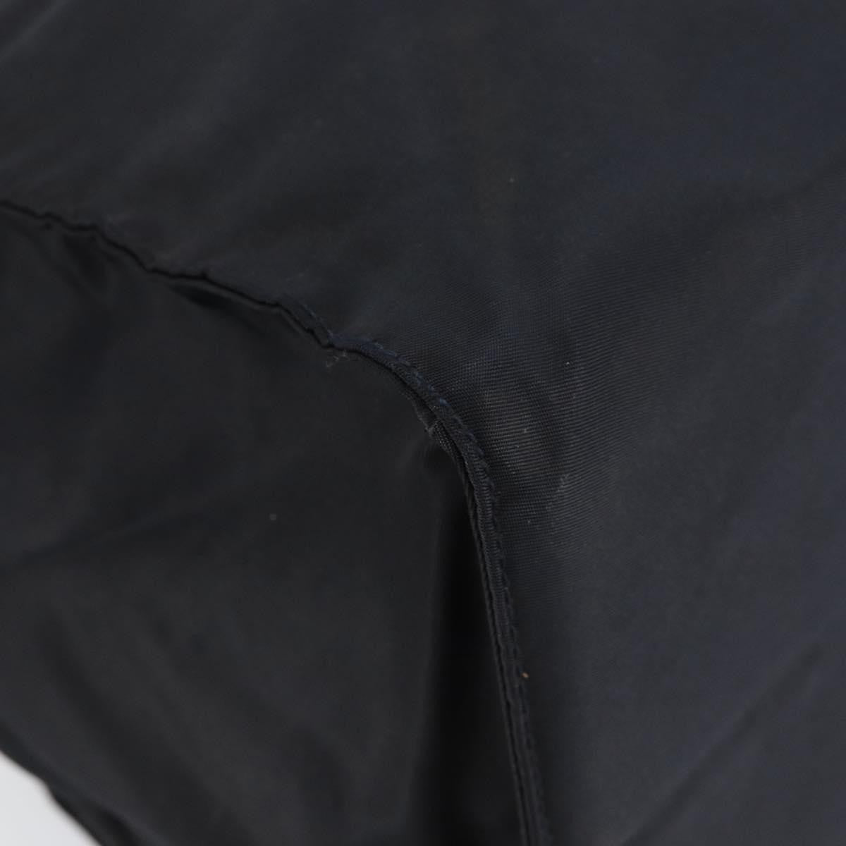 Prada Metal Handles Tote Tessuto, BLACK, NYLON, Tote bag