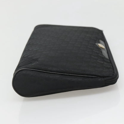 Christian Dior Trotter pouch Diorissimo Canvas, BLACK, CANVAS, Clutche & pouche