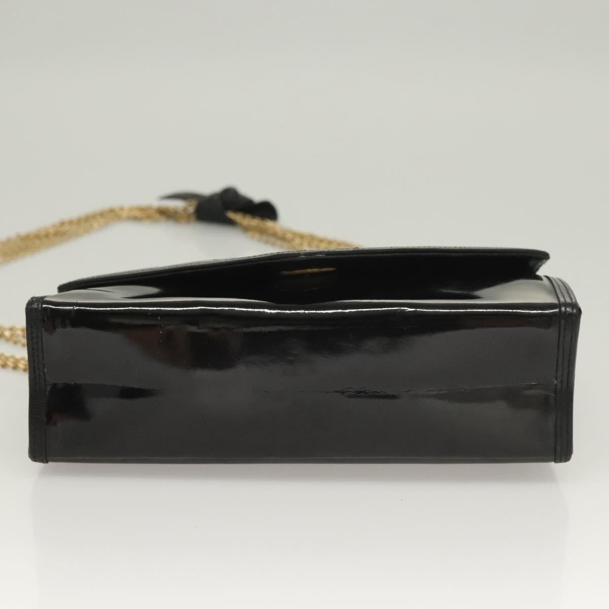 Chanel CC Envelope Flap Crossbody Patent leather, BLACK, PATENT_LEATHER, Clutche & pouche