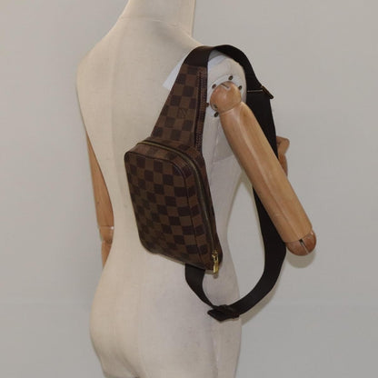 Louis Vuitton Geronimos Waist Bag Damier, BROWN, CANVAS, Shoulder bag